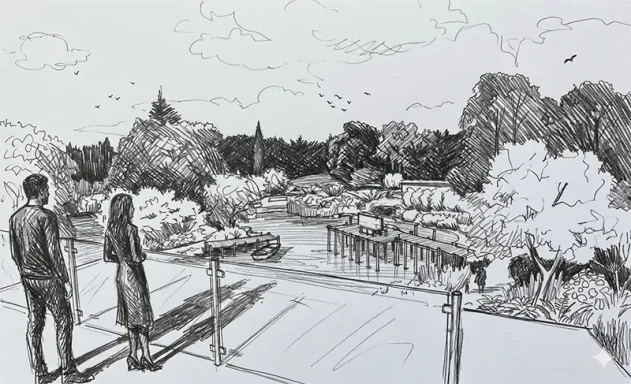 Rendered Visual An example, of our SketchUp visuals