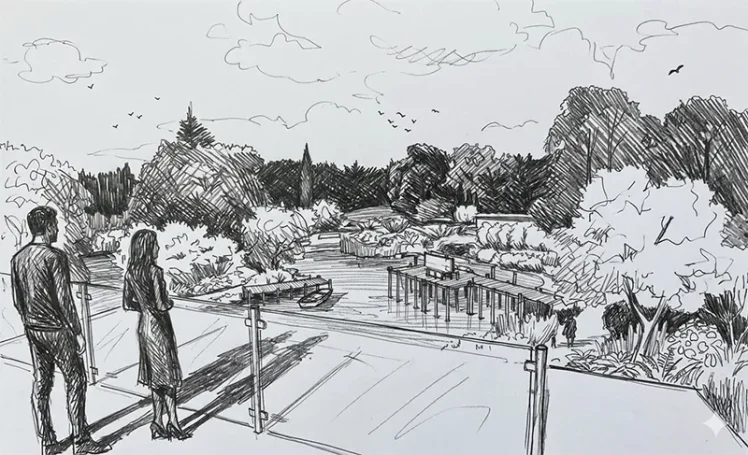 Rendered Visual An example, of our SketchUp visuals